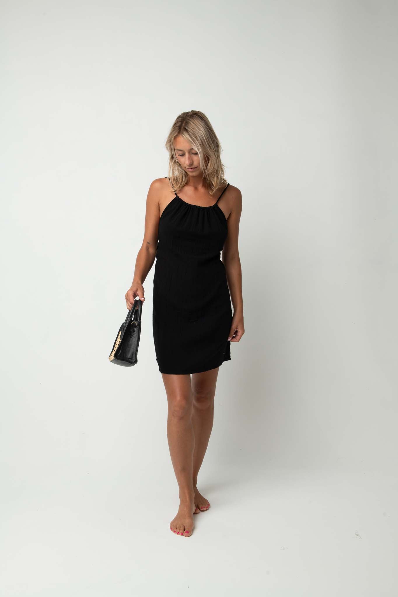 mini halter dress